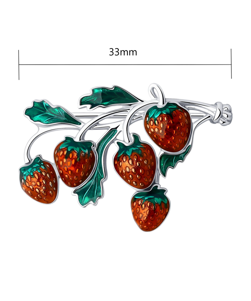 Sudraba sakta ar emalju