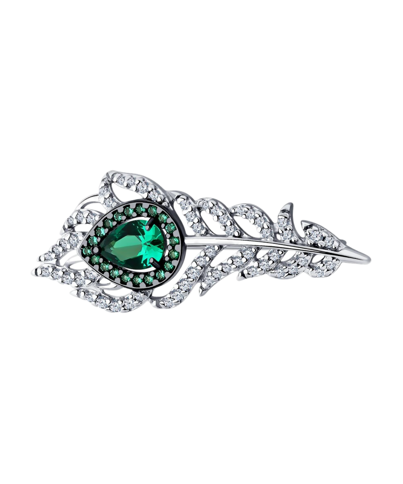 Sudraba sakta ar cirkonijiem