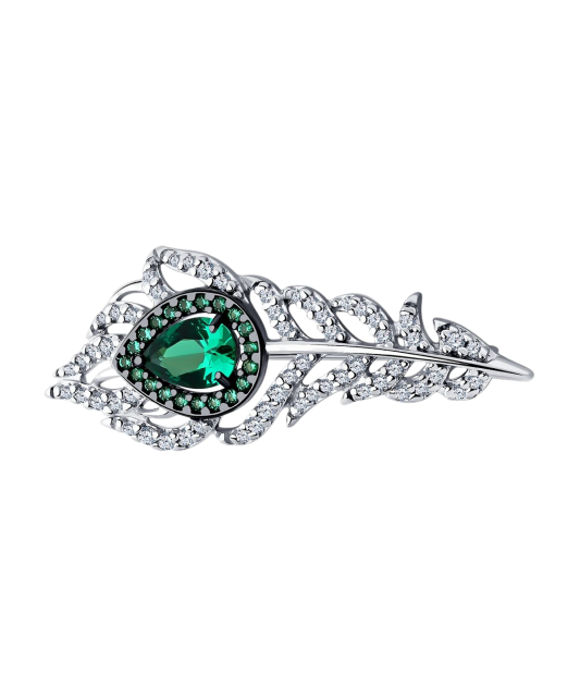 Sudraba sakta ar cirkonijiem