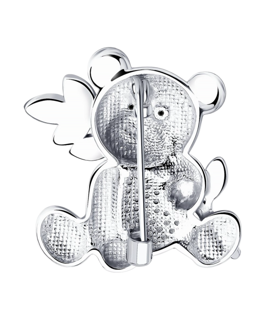 sudraba sakta ar emalju un cirkoniem