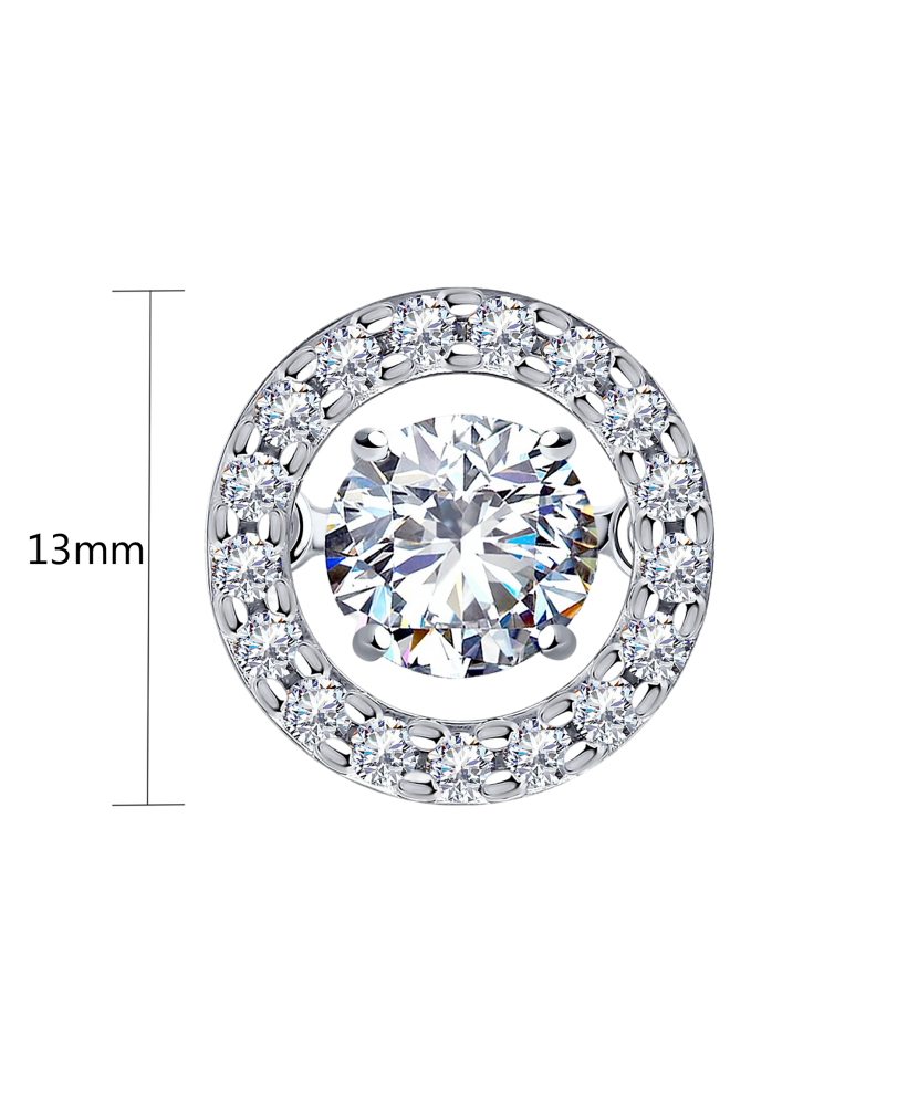 Sudraba piekariņš ar cirkonijiem