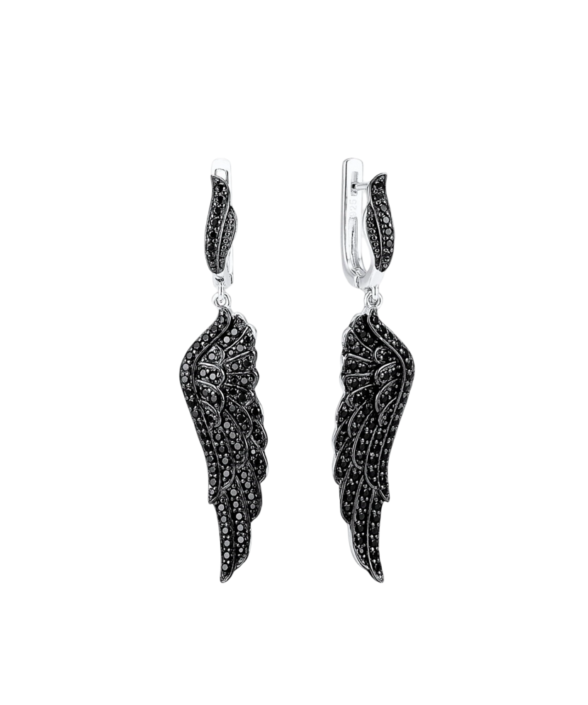 Sudraba auskari ar spineļiem - Goldinga