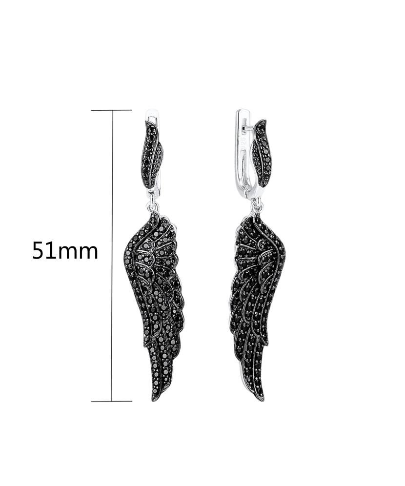 Sudraba auskari ar spineļiem - Goldinga