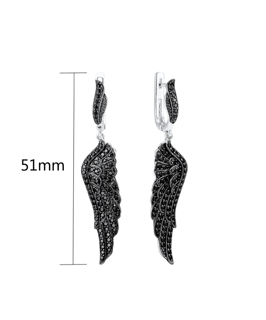 Sudraba auskari ar spineļiem - Goldinga