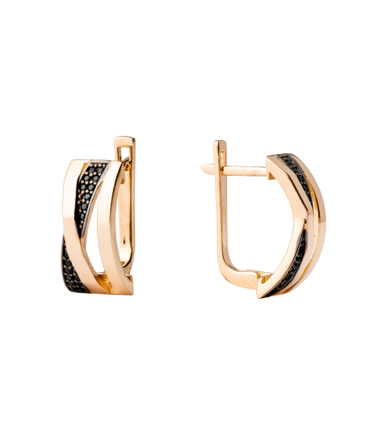 Zelta auskari ar cirkonijiem