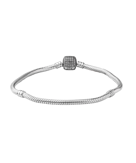 Серебряный браслет с цирконами