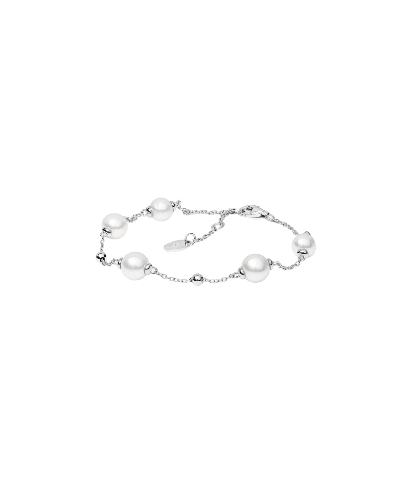 Rokassprādze Ar Pērlēm Un Sudrabu - Goldinga