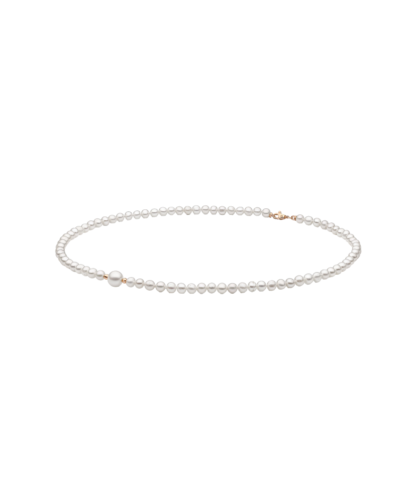 Pērļu kaklarota Ar Zeltu - Goldinga