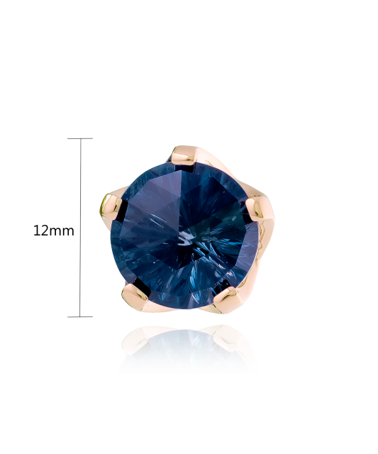 Zelta piekariņš ar Londonas topāzu - Goldinga