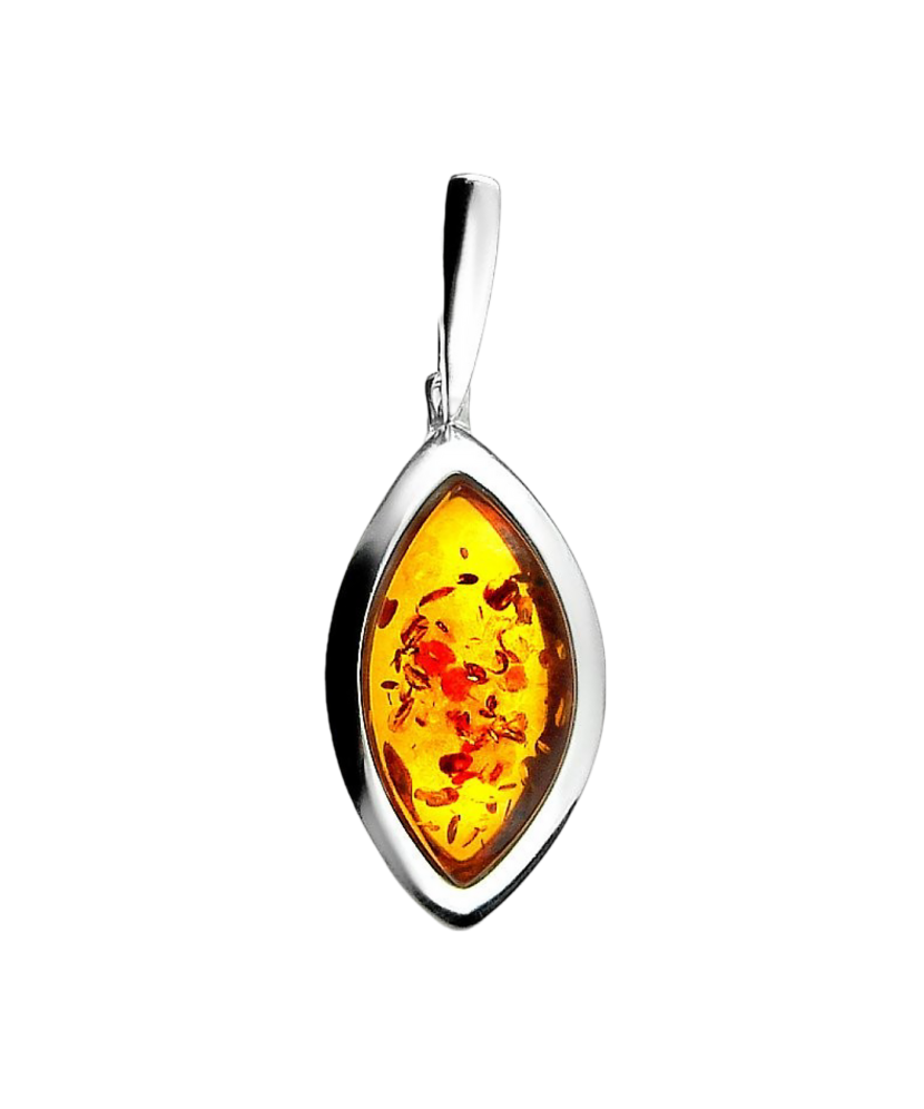 Sudraba piekariņš ar dzintaru