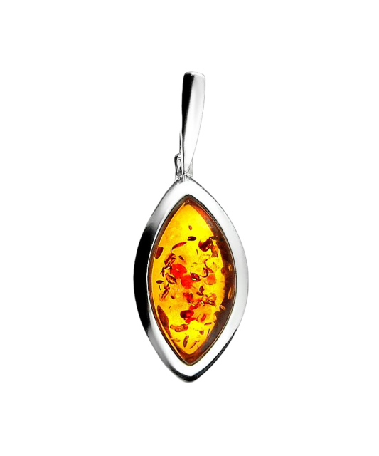 Sudraba piekariņš ar dzintaru