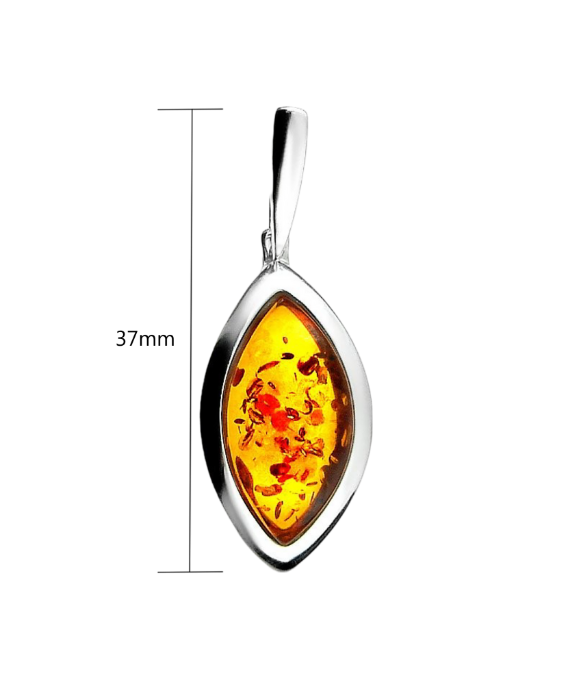 Sudraba piekariņš ar dzintaru