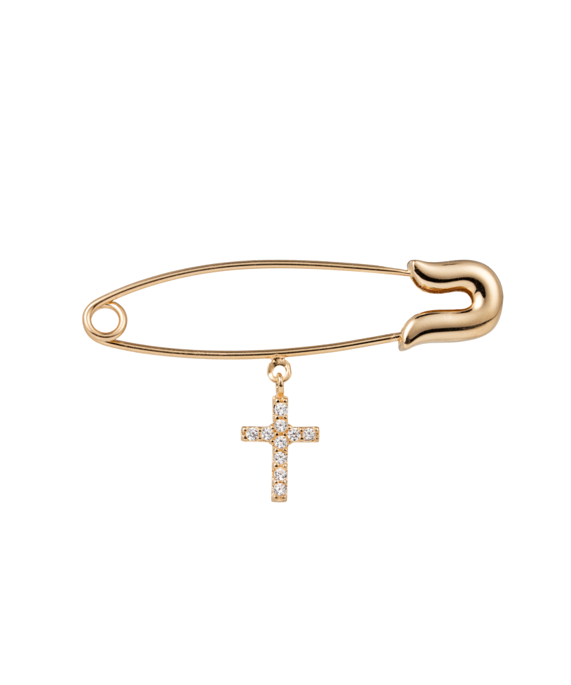 Zelta sakta ar cirkonijiem