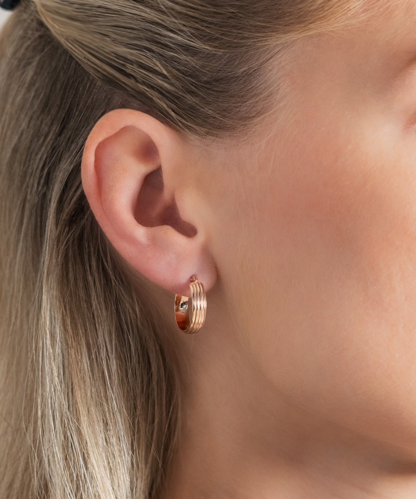 Золотые серьги