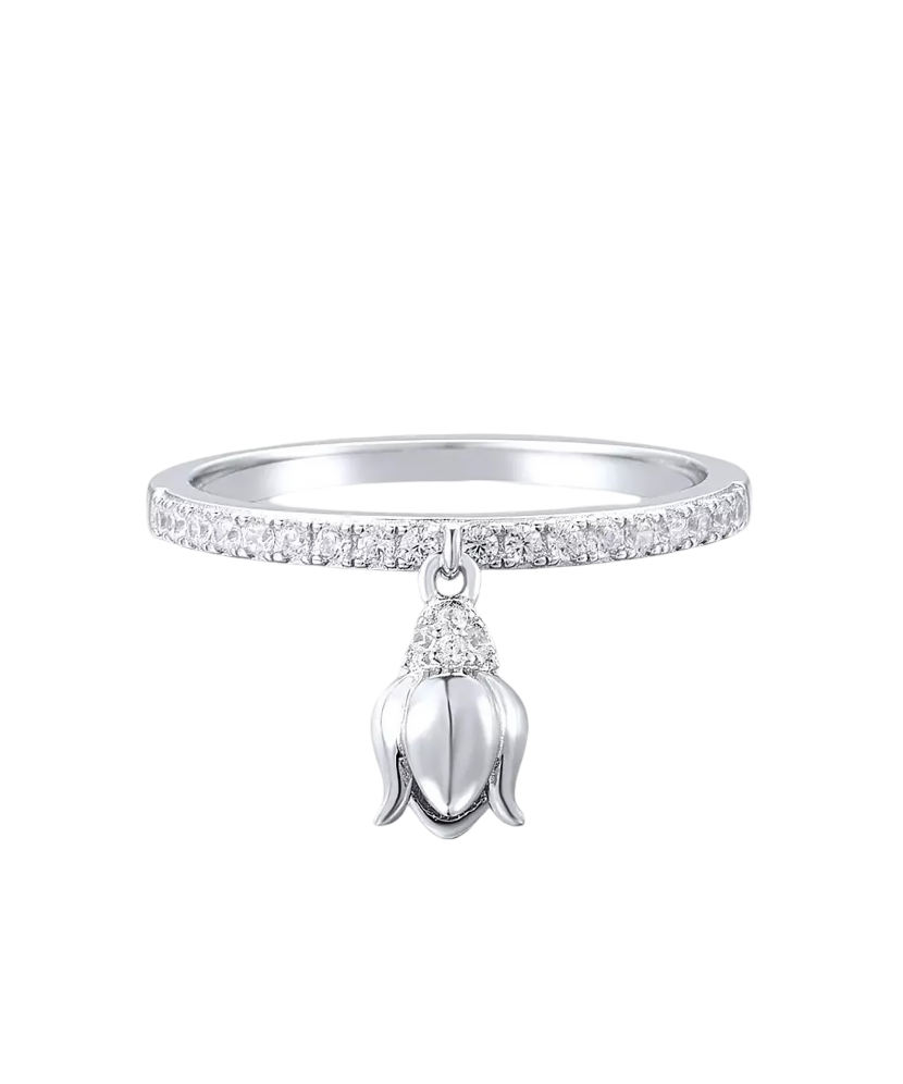 Sudraba gredzens ar cirkoniem