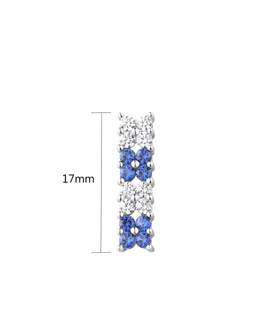 Sudraba kulons ar cirkoniem