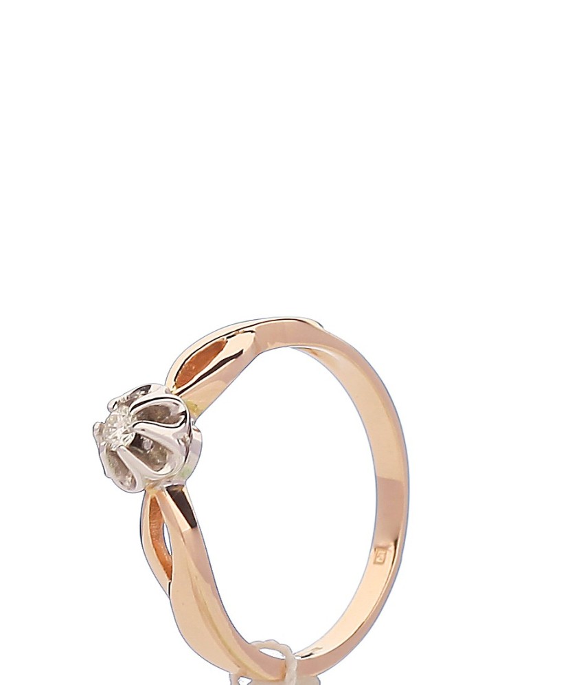 Zelta gredzens ar briljantu - Zelta Gredzeni - Goldinga