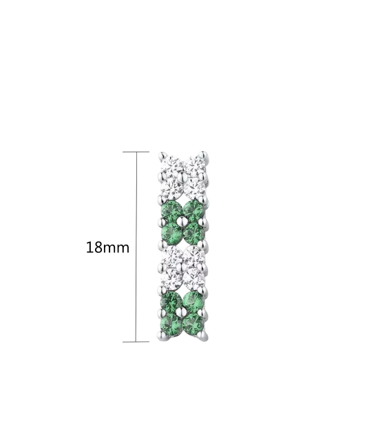 Sudraba kulons ar spineļiem un cirkoniem - Goldinga