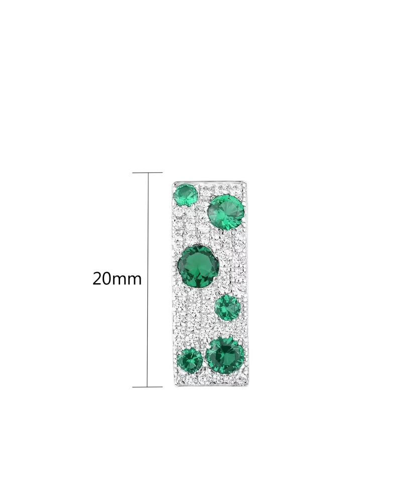 Sudraba kulons ar spineļiem un cirkoniem - Goldinga