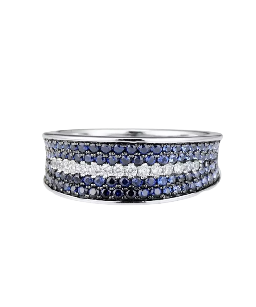 Sudraba gredzens ar cirkonijiem - Goldinga