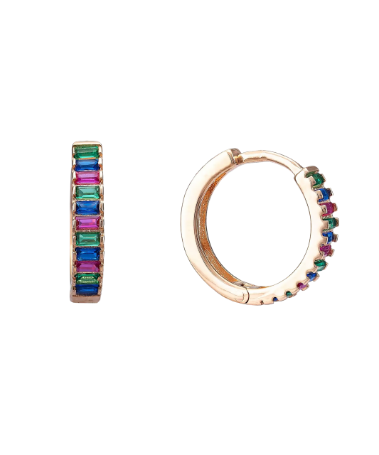 Zelta auskari ar cirkonijiem - Goldinga