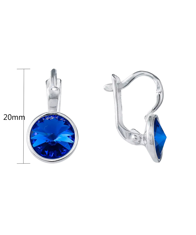 Sudraba piekariņš ar kristālu