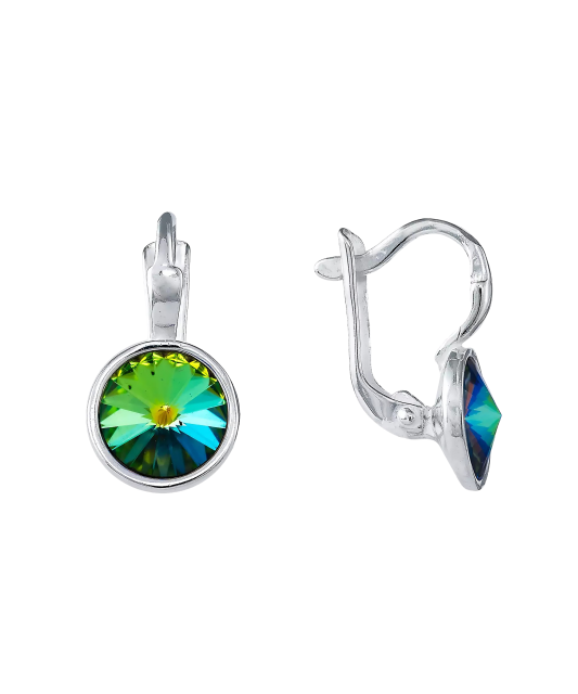 Sudraba piekariņš ar kristālu