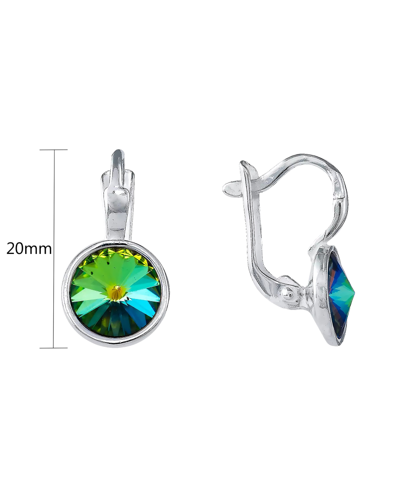 Sudraba piekariņš ar kristālu