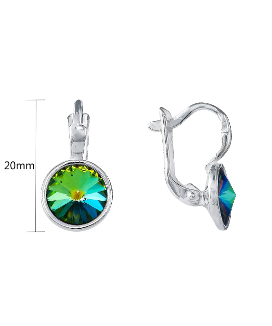 Sudraba piekariņš ar kristālu