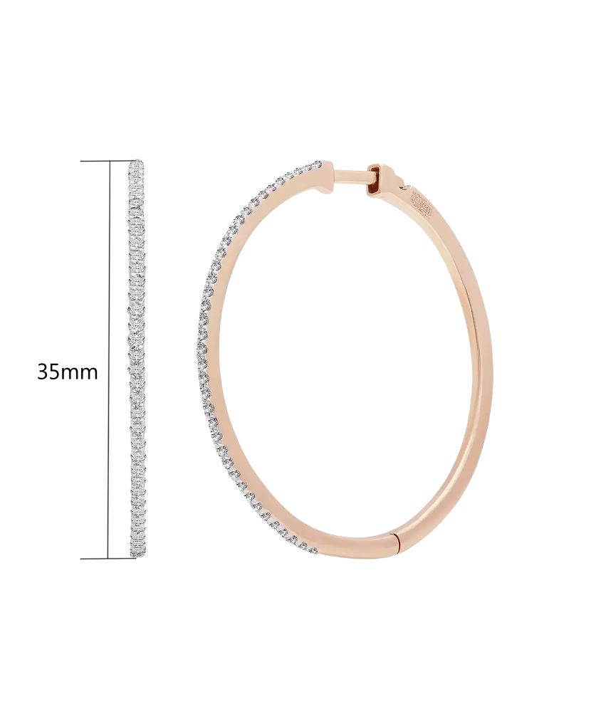 Серьги из золота с бриллиантами