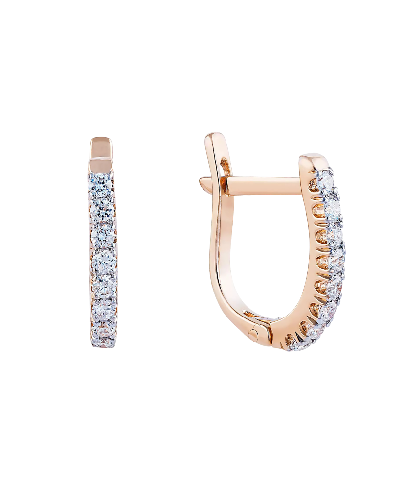 Zelta Auskari Ar briljantiem - Goldinga