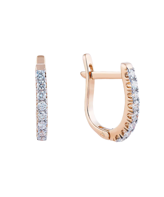 Zelta Auskari Ar briljantiem - Goldinga