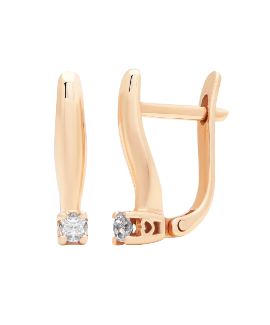 Серьги из золота с бриллиантами