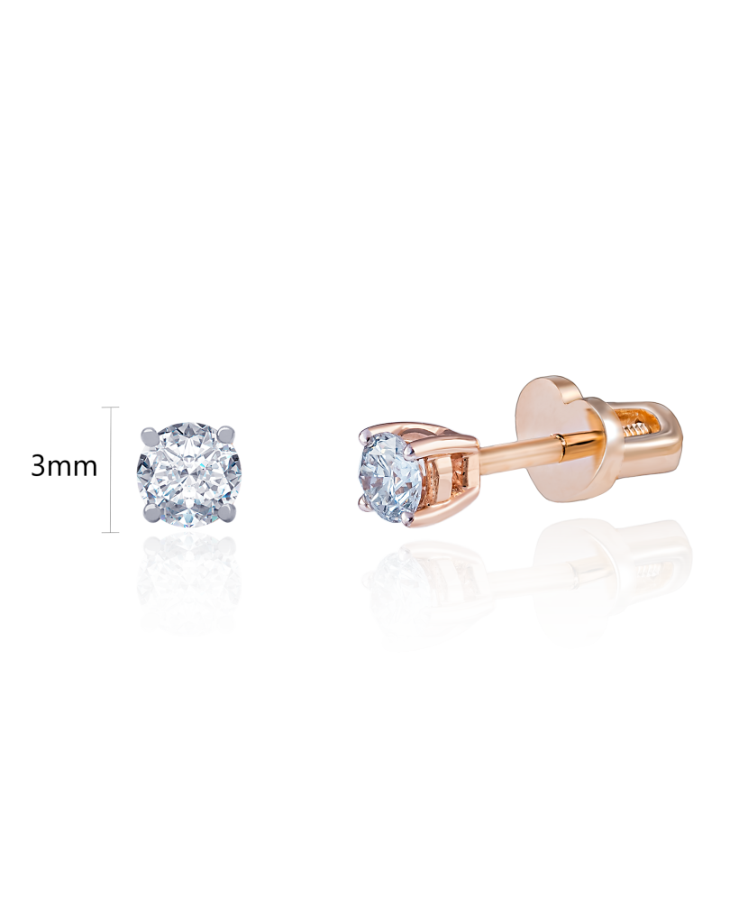 Серьги из золота с бриллиантами