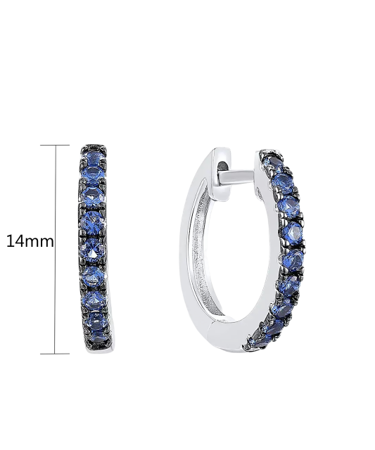 Sudraba auskari ar cirkoniem