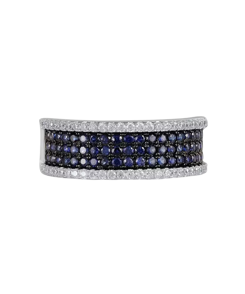 Sudraba gredzens ar cirkoniem