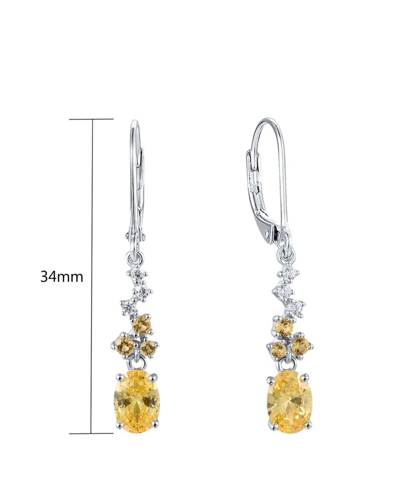 Sudraba auskari ar cirkoniem