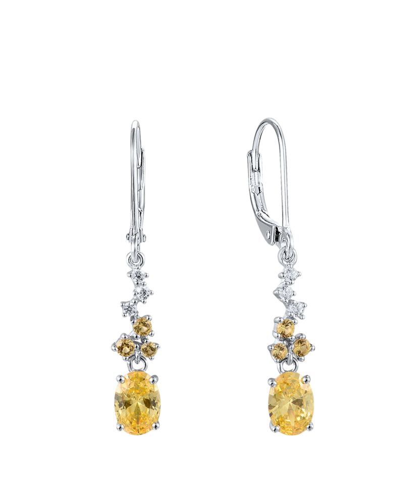 Sudraba auskari ar cirkoniem