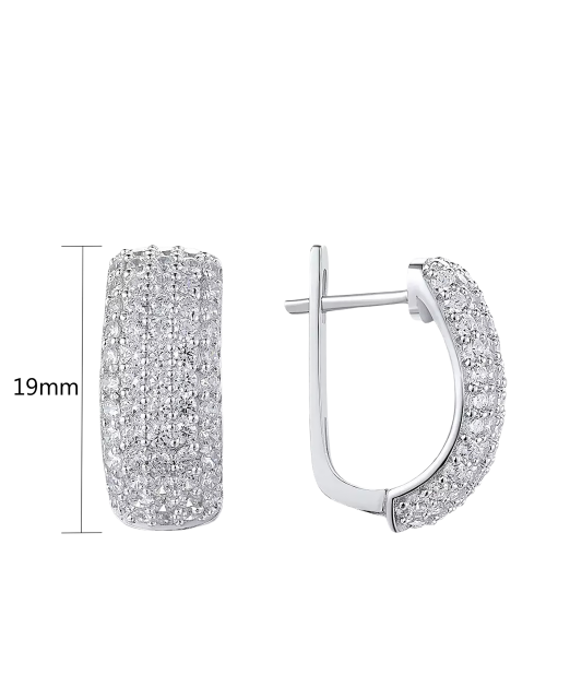 Sudraba auskari ar cirkoniem