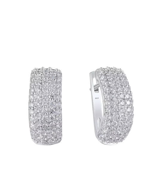 Sudraba auskari ar cirkoniem