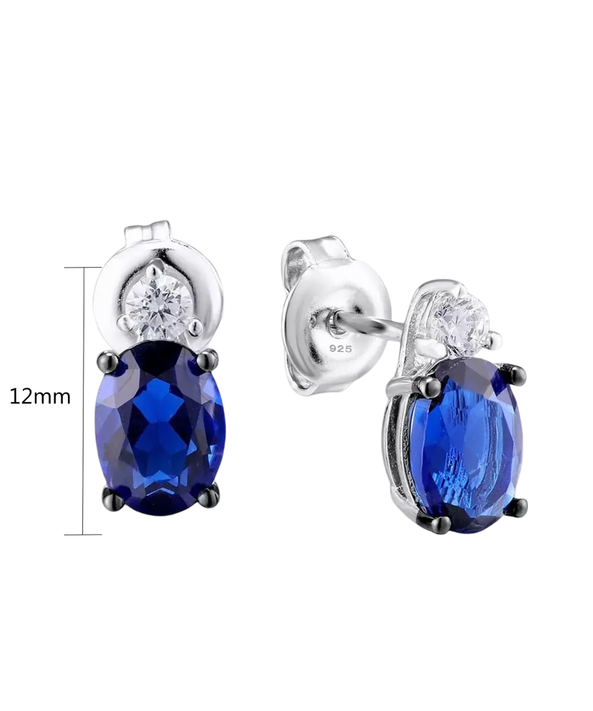 Sudraba auskari ar cirkoniem