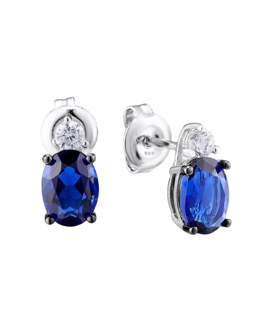 Sudraba auskari ar cirkoniem