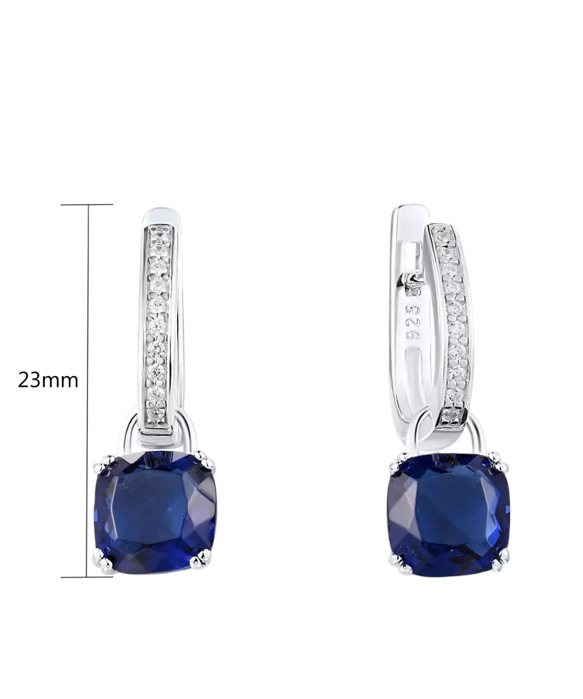 Sudraba auskari ar cirkoniem