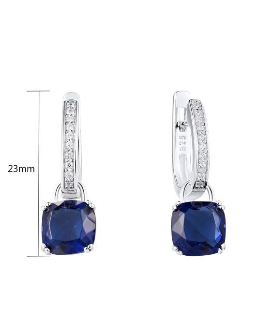 Sudraba auskari ar cirkoniem