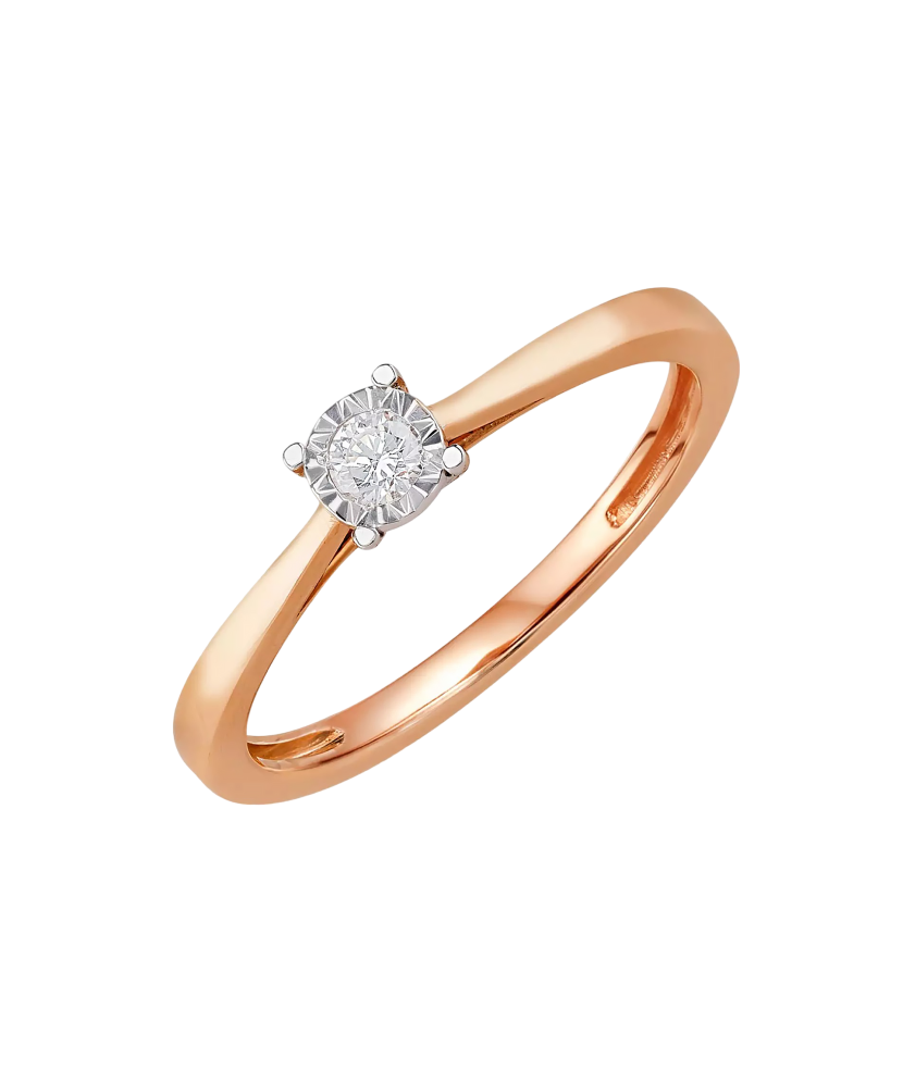 Zelta Gredzens Ar Briljantu - Goldinga