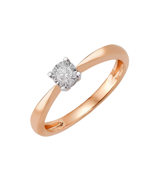 Zelta Gredzens Ar Briljantu - Goldinga