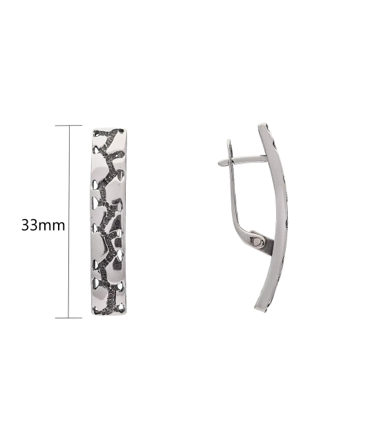 Серьги из серебра