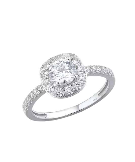 Sudraba gredzens ar cirkonijiem - Goldinga