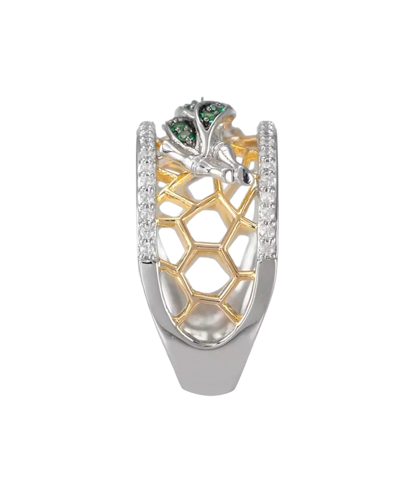 Sudraba gredzens ar cirkonijiem - Goldinga