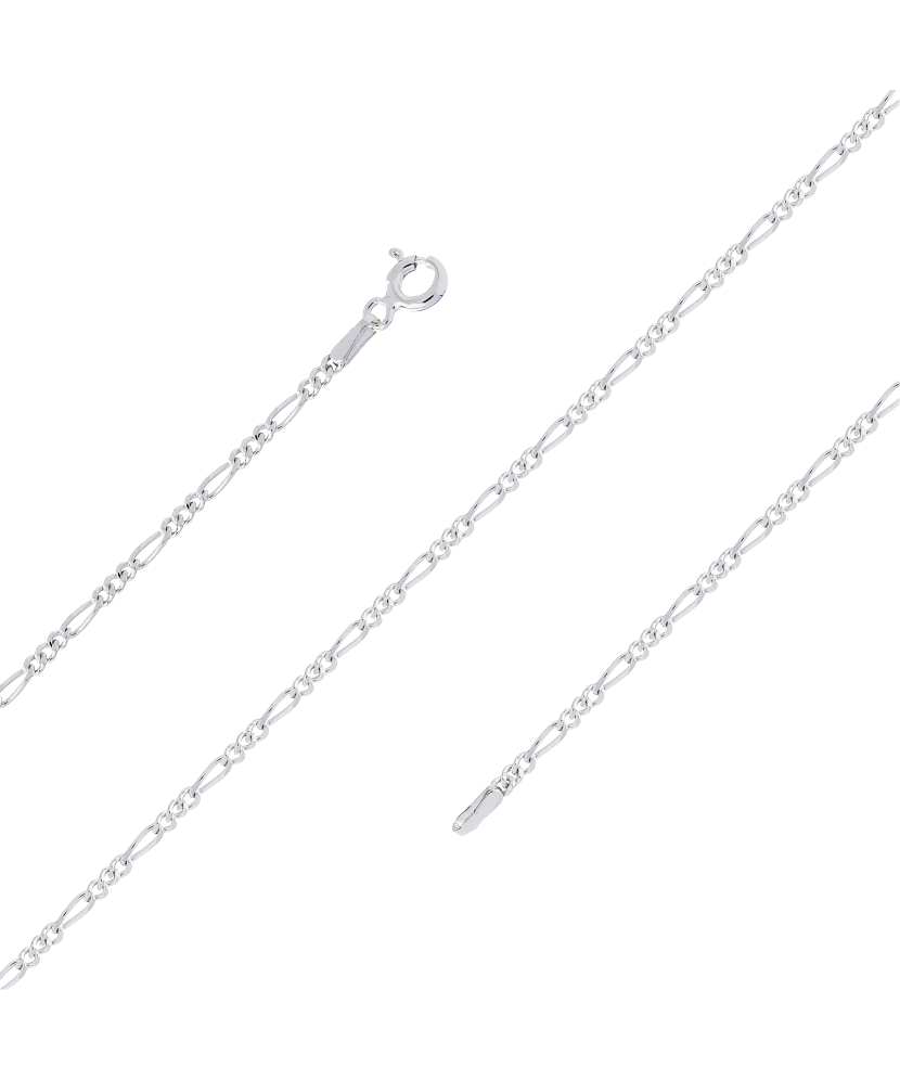 Sudraba ķēdīte "Figaro" 1.2mm - Goldinga